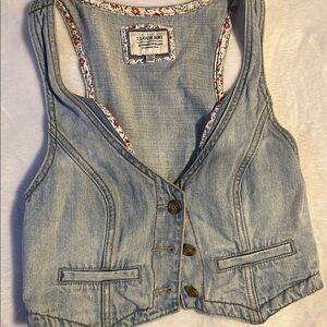 Light Blue Denim Vest